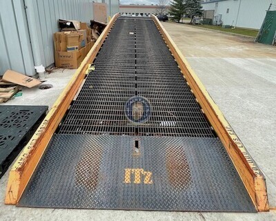 Used Mobile Steel Yard Ramp for Sale in Ohio, 20K Capacity, 86