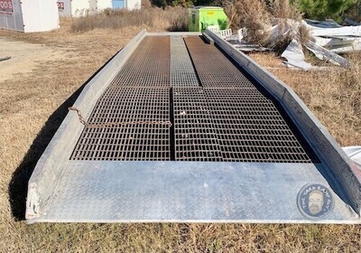 Used Stationary Aluminum-Steel Dock Ramp in North Carolina, 16K Capacity, 84