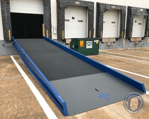 Bluff All Steel Stationary Yard Ramp in Texas, 16K Capacity, 92