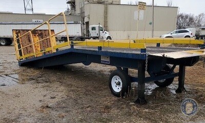 All Steel Used Mobile Yard Ramp in Iowa, 35K Capacity, 90 All Steel Used Mobile Yard Ramp in Iowa, 35K Capacity, 90