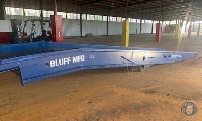 Bluff All Steel Mobile Yard Ramp in Texas, 20K Capacity, 84