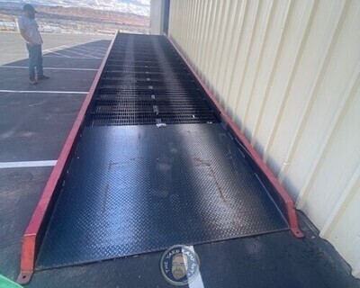 Used Stationary Steel Yard Ramp in Utah , 16K-lb Capacity, 84