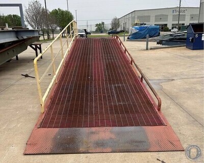 Stationary All Steel Dock Ramp in Texas, 30K Capacity, 95