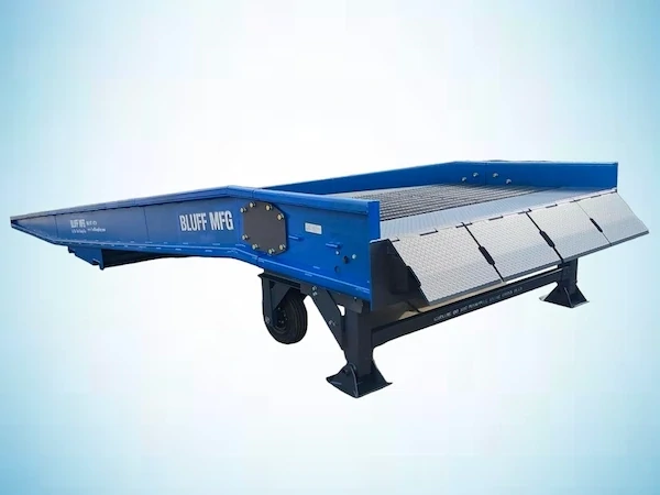 Bluff MobilePRO Steel Yard Ramp for Sale in Florida, Hand Crank, 20K Capacity, 96" Wide, 36 ft Long