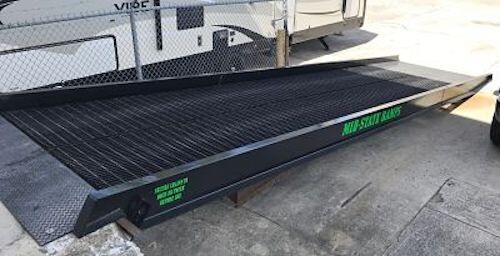 Mid-State Stationary All-Steel Dock Ramp for Sale in North Carolina, 20K Capacity, 96