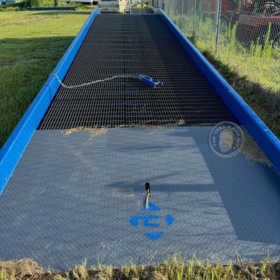 Bluff MobilePRO Forklift Ramp in Texas, Hand Crank, 20K Capacity, 96" Wide, 36 ft Long
