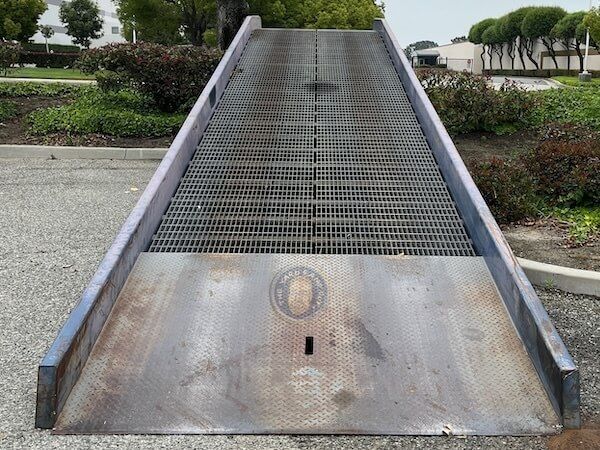 Mobile Bluff Yard Ramp in California, 20K Capacity, 84" Width, 36' Length