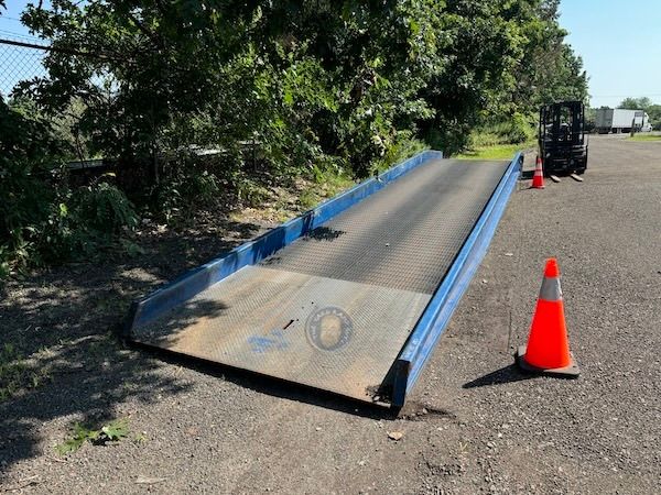 Bluff Steel Mobile Yard Ramp in Connecticut, 20K Capacity, 84" Width, 36' Length