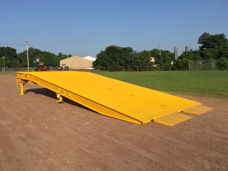 Ledwell 50K-lb Capacity Industrial Steel Ramp, 120 inches Wide, 25 feet Long