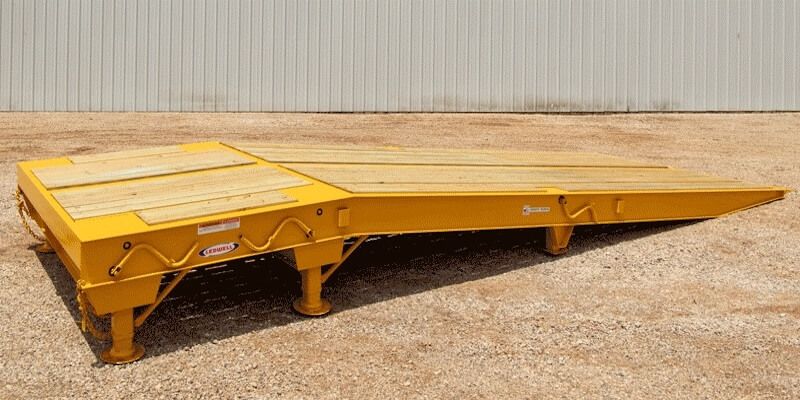 Ledwell 50K-lb Capacity Industrial Ramp, 120 inches Wide, 25 feet Long