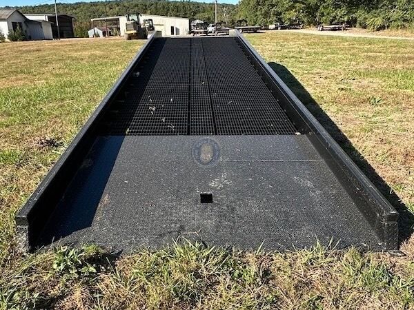 Mid-State Mobile All-Purpose Yard Ramp, Hand-Crank, 20K Capacity, 96" Wide, 36' Long