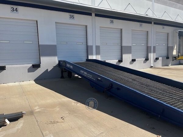 Bluff MobilePRO Forklift Ramp in Texas, Hand Crank, 20K Capacity, 96" Wide, 36 ft Long