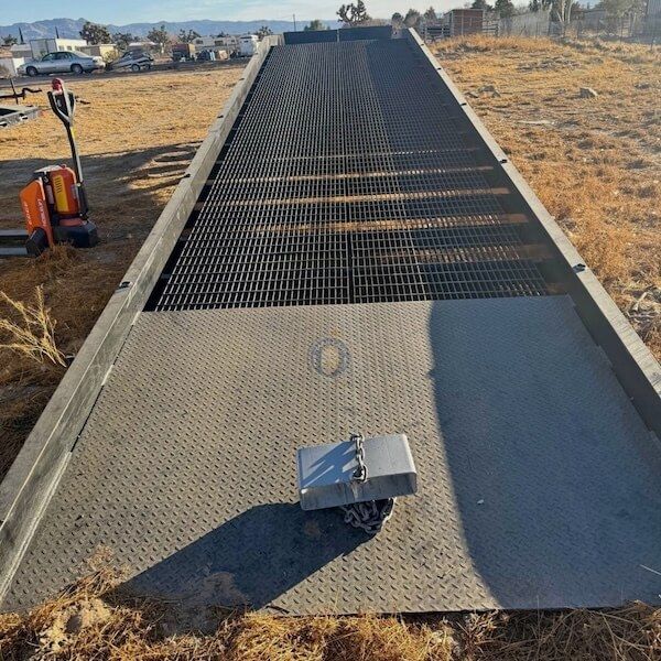 Mobile All-Steel Yard Ramp in California, 20K Capacity, 84" Width, 35' Length