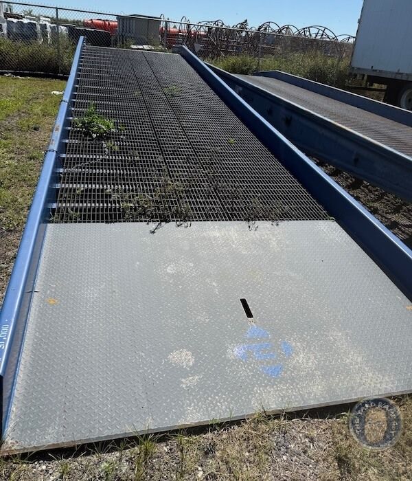 Bluff MobilePRO Yard Ramp for Sale in Florida, Hand Crank, 20K Capacity, 96" Wide, 36 ft Long