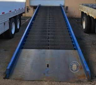 Bluff Steel Used Mobile Yard Ramp in Pennsylvania, 20K-lb Cap, 84&quot; W, 36&#39; L