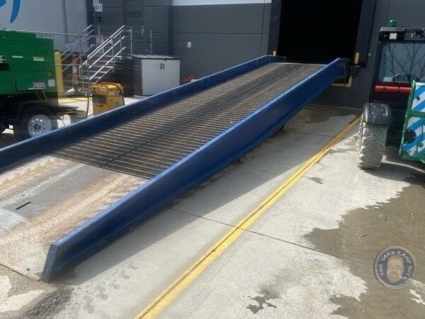 Used Mobile Steel Yard Ramp in Kentucky, 20K Capacity, 84" Width, 36' Length