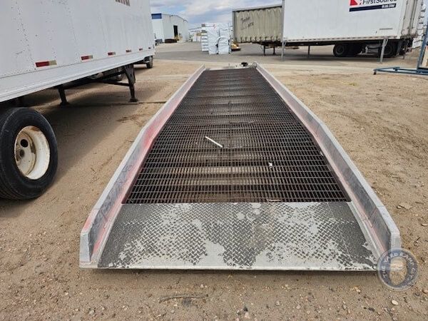 Mobile Aluminum & Steel Yard Ramp in Colorado, 20K-lb Cap, 84" W, 36' L