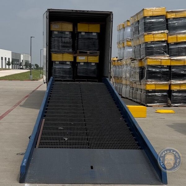 Used Mobile Steel Yard Ramp in Texas, 20K Capacity, 84 Used Mobile Steel Yard Ramp in Texas, 20K Capacity, 84" Width, 36' Length