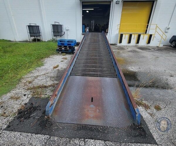 Bluff Portable Steel Dock Ramp 36' Long in North Carolina