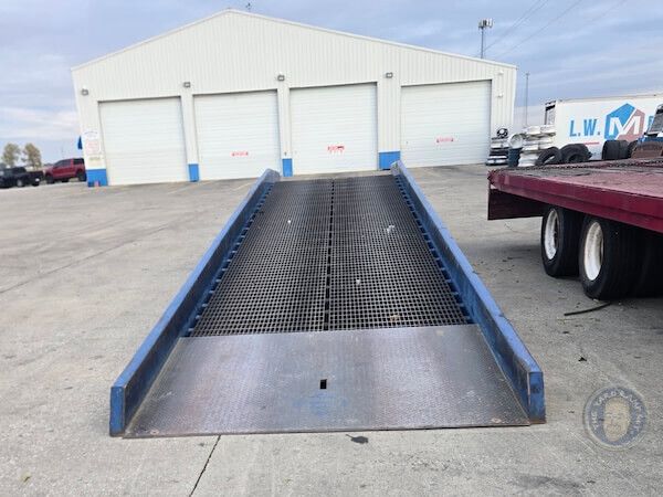 Used Mobile Steel Yard Ramp in Illinois, 20K Capacity, 84" Width, 36' Length