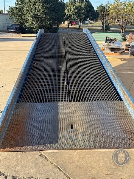 Bluff Portable Yard Ramp in Texas, 20K Capacity, 84" Width, 36' Length