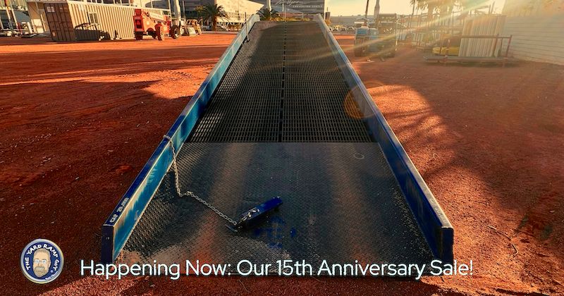 Bluff Portable Steel Dock Ramp 36' Long for Sale in Florida