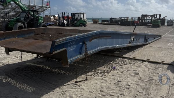 Bluff All Steel Mobile Yard Ramp in Florida, 20K Capacity, 84" Width, 36' Length