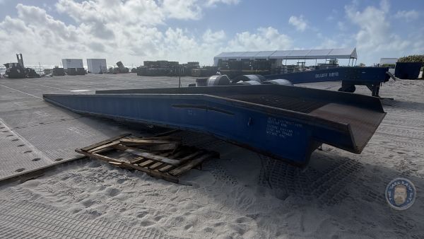 Bluff All Steel Mobile Yard Ramp in Florida, 20K Capacity, 84" Width, 36' Length