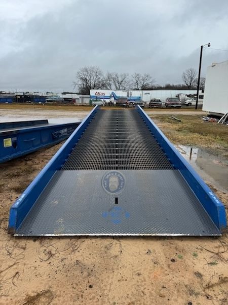 Bluff All Steel Mobile Forklift Ramp in Texas, 20K Capacity, 84" Width, 36' Length