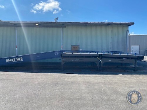 Bluff Used Mobile Steel Yard Ramp  in Missouri with Platform