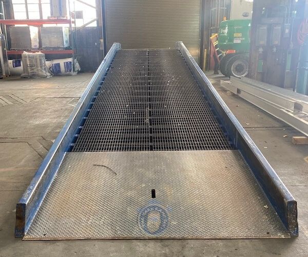 Bluff Portable Yard Ramp in Texas, 20K Capacity, 84" Width, 36' Length