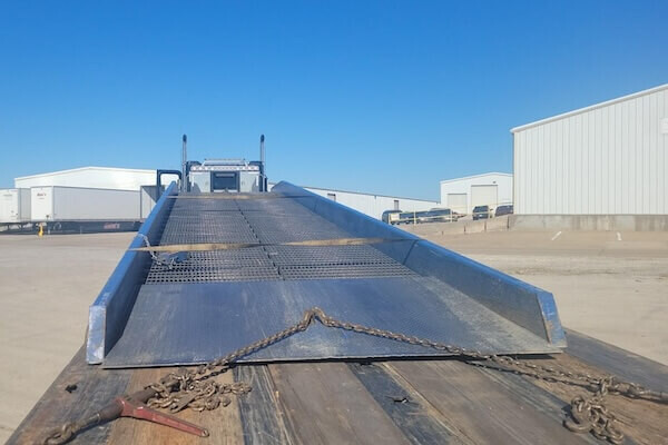 Bluff Steel Mobile Yard Ramp in Texas, 20K Capacity, 84" Width, 36' Length