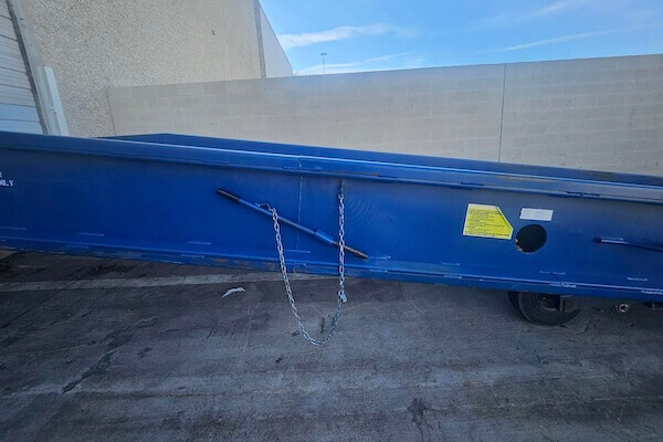 Bluff Steel Mobile Yard Ramp in Texas, 20K Capacity, 84" Width, 36' Length