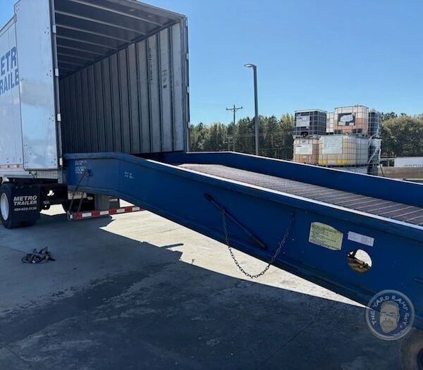 Bluff Portable Yard Ramp in Florida, 20K-lb Capacity