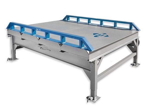 Bluff Steel Platform with Adjustable Legs, 16K-lb Capacity, 8 ft Wide, 10 ft Long Bluff Steel Platform with Adjustable Legs, 16K-lb Capacity, 8 ft Wide, 10 ft Long