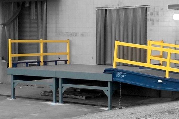 Bluff Steel Platform with Adjustable Legs, 20K-lb Capacity, 8 ft Wide, 10 ft Long Bluff Steel Platform with Adjustable Legs, 20K-lb Capacity, 8 ft Wide, 10 ft Long