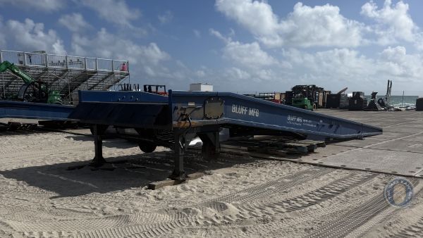 Bluff MobilePRO Yard Ramp for Sale in Florida, Hand Crank, 20K Capacity, 96" Wide, 36 ft Long