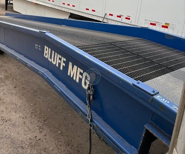 Bluff Steel Mobile Forklift Ramp in Colorado, 20K Capacity, 84" Width, 36' Length