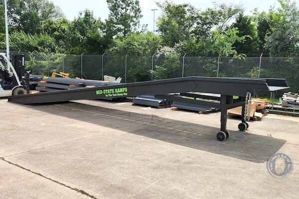 Mid-State Portable Steel Yard Ramp Sale in Pennsylvania, 30K Capacity, 84" Width, 36' Length