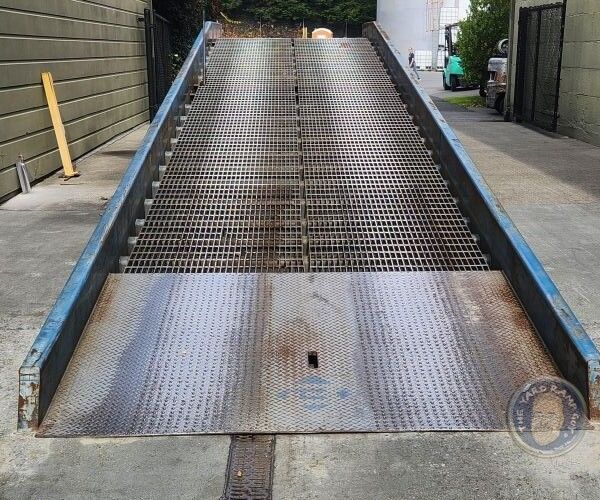 Bluff Portable Steel Yard Ramp 16' Long in California