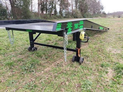 Mid-State Portable Steel Yard Ramp 36' Long in Michigan