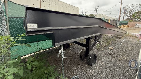 California, Steel Mobile Yard Ramp for Sale, 25K-lb Cap, 84in W, 35ft L