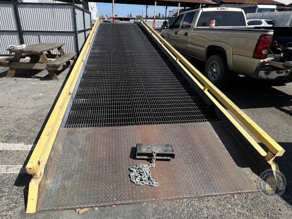 Portable Steel Yard Ramp 40-feet Long in California
