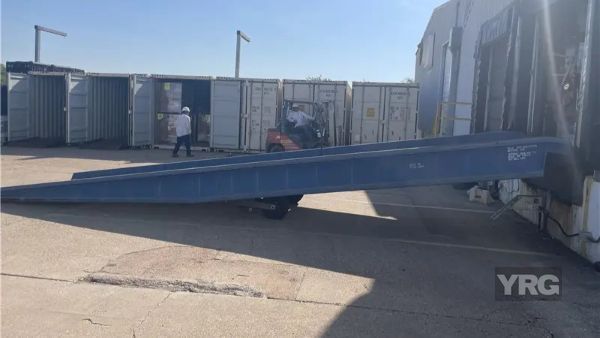 Used Mobile Steel Dock Ramp for Sale in Texas, 20K-lb Capacity
