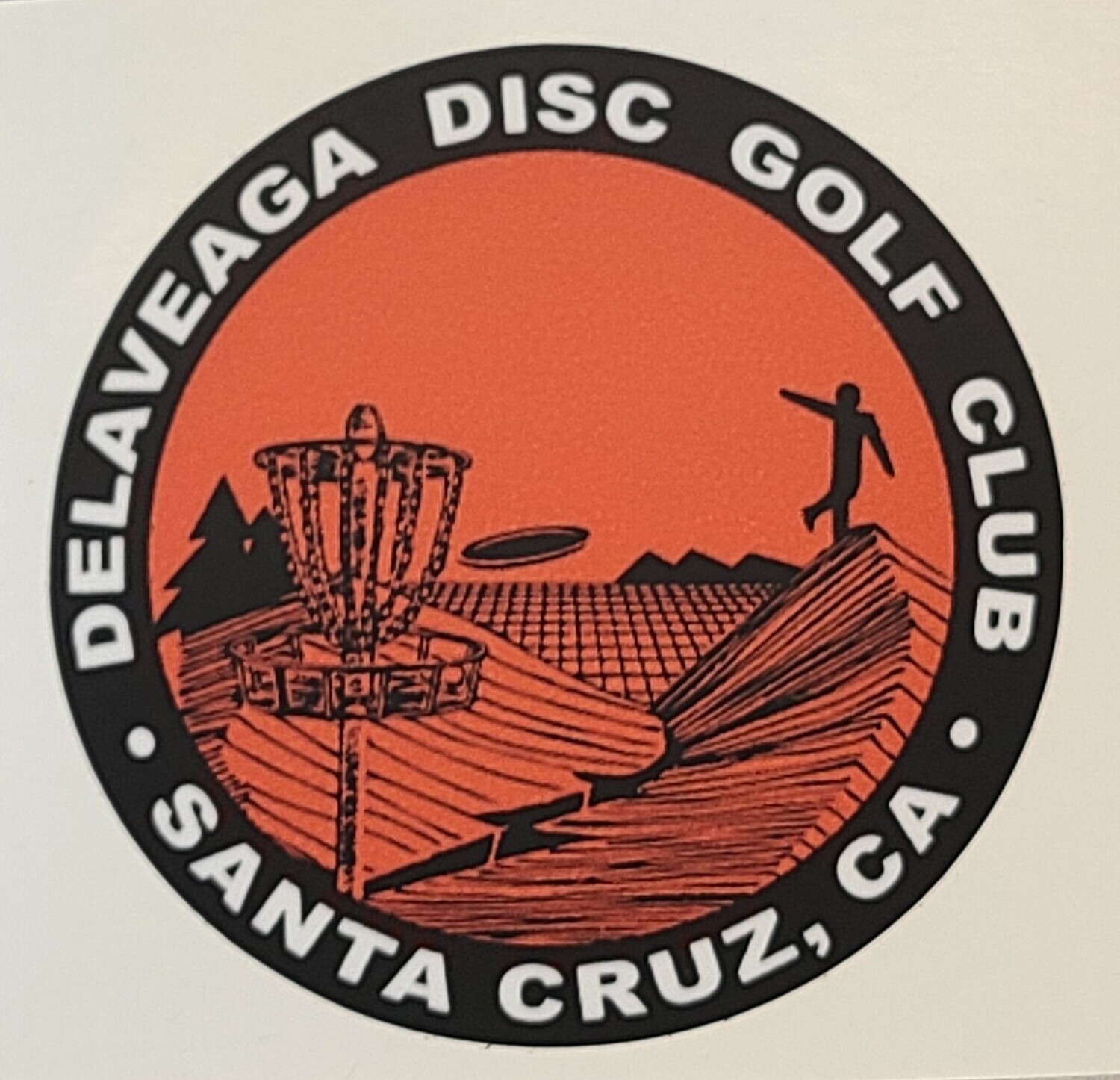 DDGC 3" Round Sticker Red