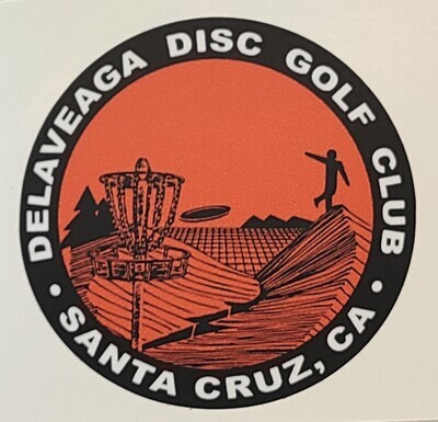 DDGC 3" Round Sticker Red