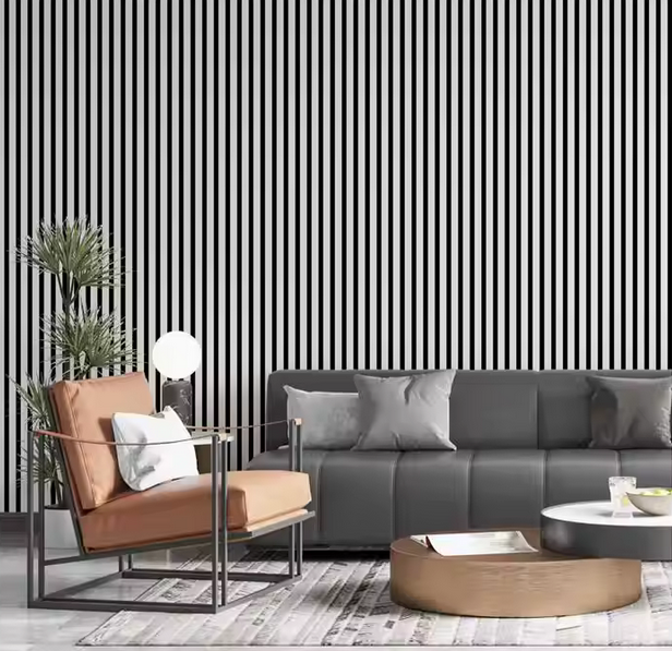 AKUSTIKPANEEL 3seitig furniert- weiß - 275cm x 60cm x 2,2cm -
