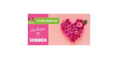 Gutschein – Motiv “Von Herzen schenken” – pink Gutschein – Motiv “Von Herzen schenken” – pink