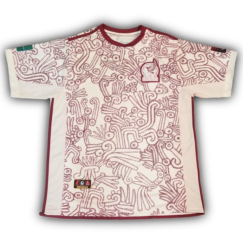 JERSEY SELECCION MEXICANA VISITA 2022 DRI-FIT PREMIUM JERSEY SELECCION MEXICANA VISITA 2022 DRI-FIT PREMIUM