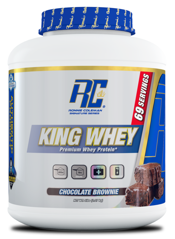 KING WHEY 5 LBS CHOCOLATE BROWNIE RONNIE COLEMAN